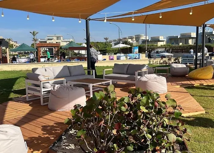 North Coast Sedra Resort Chalet قريه سيدرا الساحل الشمالي علي البحر شاليه ثلاث غرف